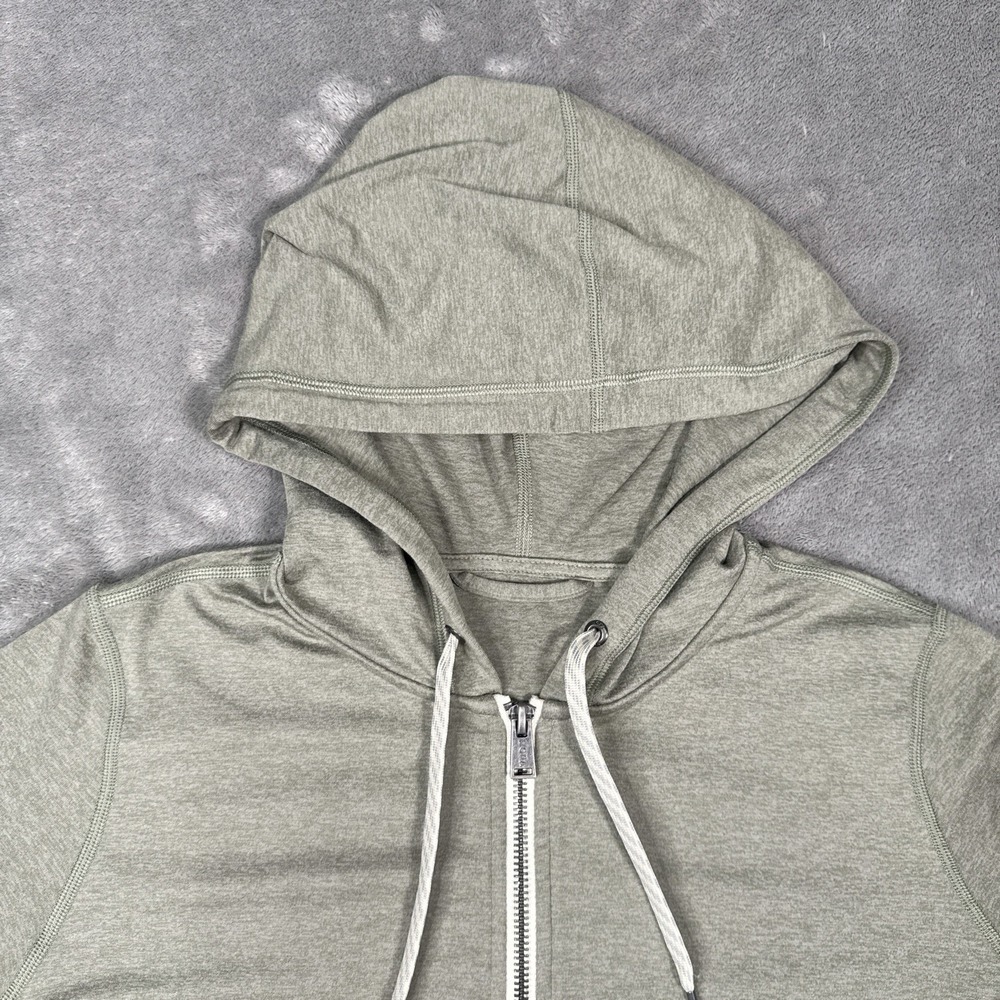 Vuori Hoodie Womens Small Gray Halo 2.0 Performance Dreamknit Full Zip VW268 - Picture 4 of 11
